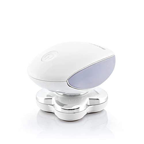 InnovaGoods® Depiladora mujer para piernas, depiladora compacta con 4 cabezales, depiladora...