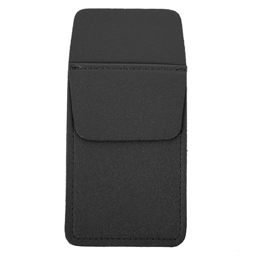 TIDTALEO Protector de Bolsillo para Bolígrafos y Lápices de Piel Gruesa Organizador Portátil para Enfermeras Funda Duradera para Almacenamiento Camisa Práctico Estuche Negro