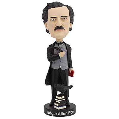 Royal Bobbles Edgar Allan Poe Bobblehead, Polyresin Premium Lifelike Figure, Unique Serial Number, Exquisite Detail