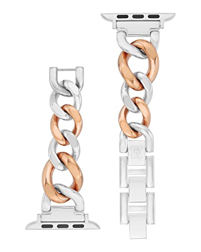 Image of Anne Klein Fashion Chain Bracelet for Apple Watch, Secure, Adjustable, Apple Watch Replacement Band, Fits Most Wrists