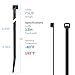 XINGO 12 Inch Black Zip Ties 1200 PCS, 75 LBS Tensile Strength, UV Resistant Cable Ties, Premium Self-locking Plastic Ties for Indoor and Outdoor Use
