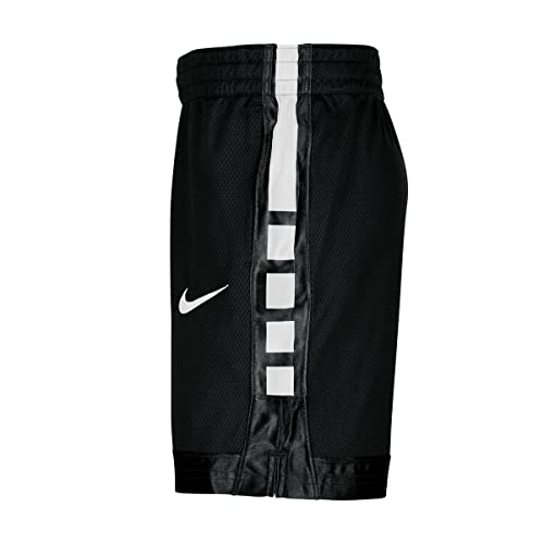 Nike Boy's Elite Stripe Basketball Shorts, Black White, X-Large3