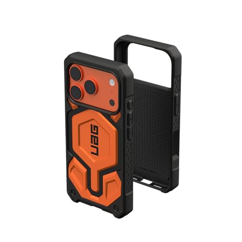 URBAN ARMOR GEAR UAG Designed for iPhone 17 Pro Case Monarch Pro - Compatible with MagSafe Military Grade Protective Cover, Orange