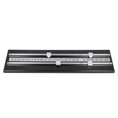 Marcador rectangular para billar con dos pistas y diseño para montaje en pared miniatura 2