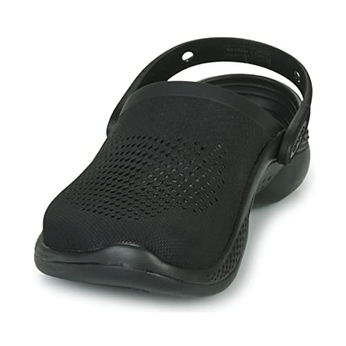 Sandália crocs lite ride 360 clog black/black - 42