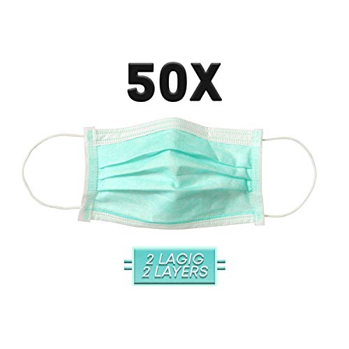 Preisvergleich Produktbild Mach Dich Bunt GmbH 50x Mundschutz Maske Atemschutz Mundmaske Atemschutzmaske Hygienemaske