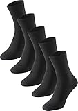 Schiesser Damen 5 PACK Socken Strümpfe Multipack - Stay Fresh, schwarz...