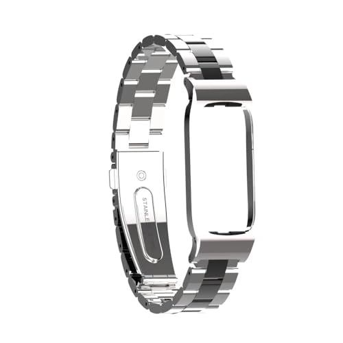 Image of Compatible with Fitbit Luxe Bands,Stainless Steel Metal Replacement Strap Wrist Band Compatible for Luxe Fitness Tracker