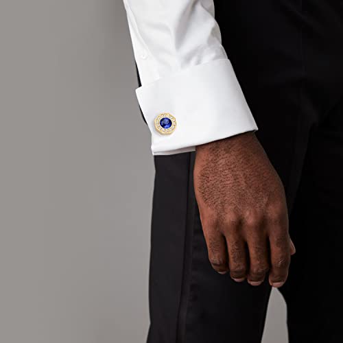 Sogee Crystal Cufflinks for Men Blue/Green/Pink/Purple/Red/White/Colorful Real Gold Plated Elegant Mens Cuff Links for Wedding Party Unique Gift3