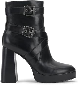 Vince Camuto Women's Coliana Platform Bootie Ankle Boot, Black, 7 | Image 7