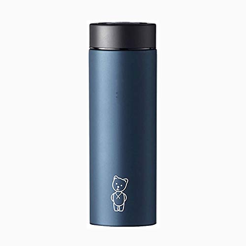 Walnuta Simple Modern Water Bottle - Stainless Steel Metal Flask Wide Mouth Double Wall Vacuum Insulated Leakproof Ush (Color : C) #TOP17