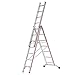 Produktbild Hymer 6847 Stufenmehrzweckleiter, dreiteilig (9 Sprossen)