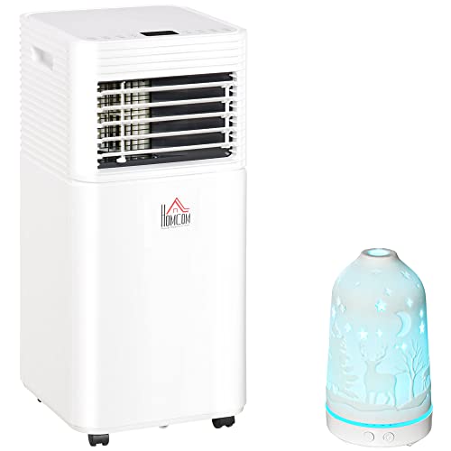 Homcom 7000 Btu Mobile Portable Air Conditioner And 100Ml Ultrasonic Aromatherapy Diffuser Bundle #TOP19