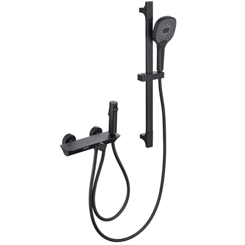 Tête de douche murale froide et chaude avec kit de pommeau de douche haute durabilité