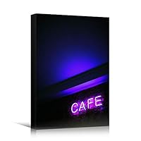 Canvas Wall Art Light Quotes Bedroom Industrial Inspirational Modern Art Multicolor Neon Photography Quotes Urban - 12x18 inches