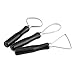 3pcs Pottery Clay Sculpting Tools Big Ceramic Loop Tool with Steel Flat Wire