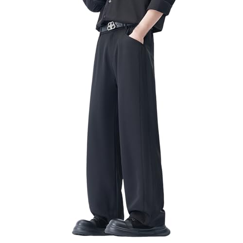 Pantalon décontracté taille élastique et jambes droites pour un confort optimal
