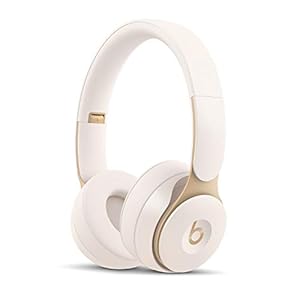 Beats Solo Pro Wireless Noise Cancelling On-Ear Headphones – Apple H1 Headphone Chip, Class 1 Bluetooth, Active Noise Cancelling, Transparency, 22 Hours of Listening Time – Ivory