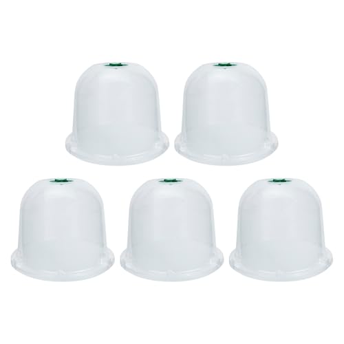 FONDOTIN 5Pcs Garden Plant Protection Cover Outdoor Greenhouse Insulation for Frost Cold Dome Shelter for Healthy Plant Growth