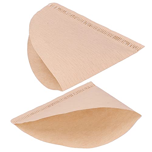 Wakects 100 Pcs Tropfsieb Filtration Holzzellstoffpapierfilter, Kaffee Rein