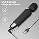 Vibrator Massagestab Für Frauen Sex - Vibrator Für Frauen,Diloschwanz für Frauen Sex Toys sex toyset für woman, Sexspielzeug - Für Paare Extrem Sex(schwarz)