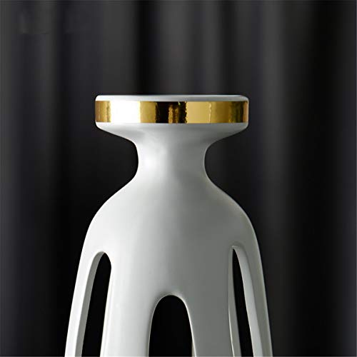 Keramische Vaas, Gedroogde Bloemen, Simulatiebloemen, Verse Bloemen, Decoratieve Vaas, Tv-kast Voor Thuis, Veranda Aanrecht, Vaas 31x10x7cm, 23x8.5x6.5cm, 2 Stuks - Afbeelding 7