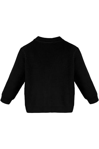 Image of Lilax Baby Boys Basic Long Sleeve V-Neck Classic Knit Cardigan Sweater