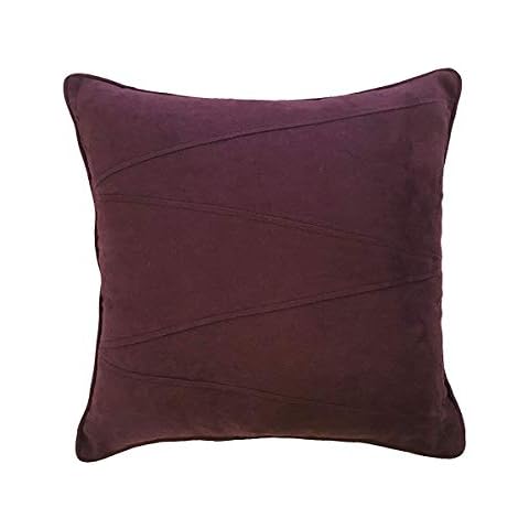 Lancashire Bedding Purple Suede Cushion Cover Cover