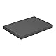 PATIKIL 12.5x10x0.06 Chipboard Sheets, 10 Stück 60PT Dickes Buchbinderplatte Stabiles Buchbindematerial für Buchumschlag, Schwarz