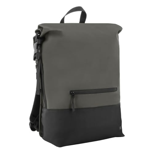 MOBILIS Plecak Rolltop ze wzmocnioną kieszenią na laptopa 14-16", pojemność 25 l, szary/czarny