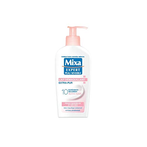 Lait Démaquillant Antidessèchement Mixa routine beauté du soir cocon