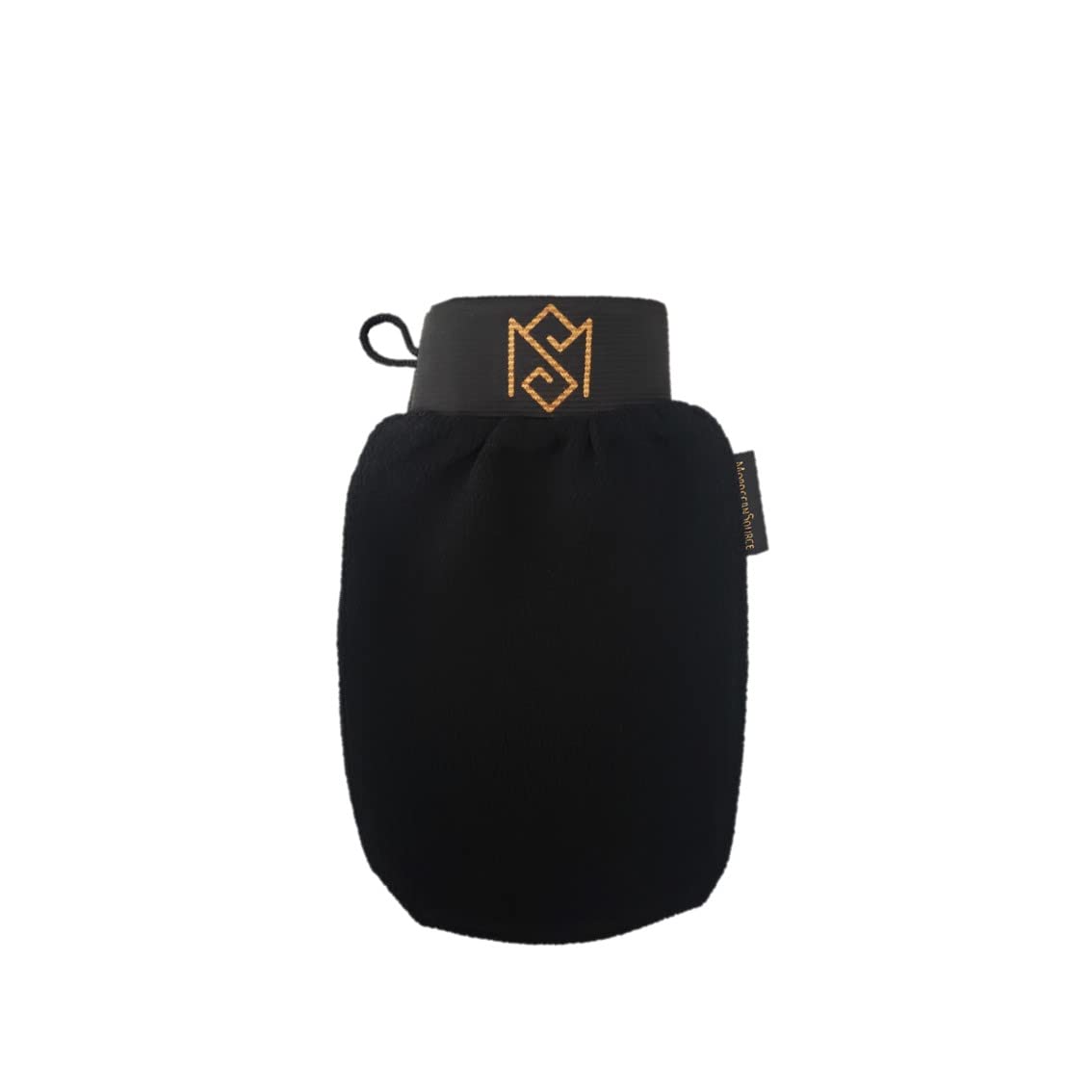 MS - Guante exfoliante para baño para exfoliante corporal (guante kessa), paquete de 1 – Para exfoliación de piel muerta y limpieza profunda de poros – fibra de viscosa suave – por MoroccanSource