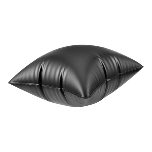 Levemolo Inflatable Pillow Insert Ergonomic Travel Cushion for Camping Outdoor Car and Office Use Height Portable Half-Transparent Design for Comfort and Convenience