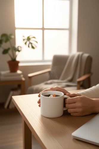 Mithra Life Kedi Figürlü 250 ml Seramik Çay Kahve Kupası MIT1270 - Görsel 6