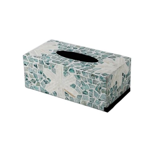 装飾ティッシュボックス 軽量で高級なシェル装飾ティッシュボックス 絶妙な家庭用引き出しボックス リビングルーム コーヒーテーブル装飾 収納ボックス