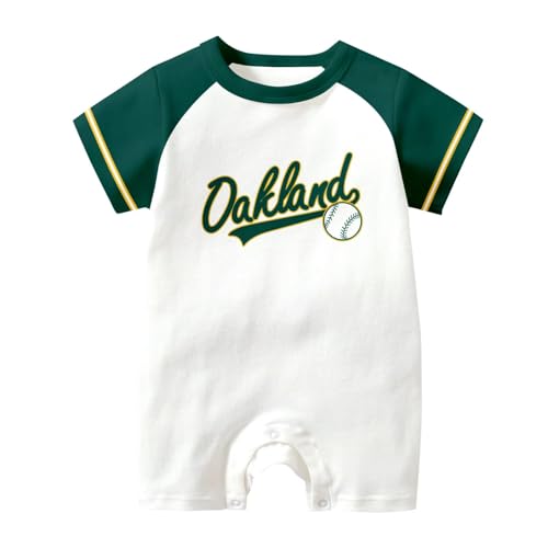 Image of KREDE Baby Clothes Unisex Bodysuit White Custom Name Number for Baby Boys