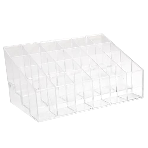 Vaguelly Expositor De Pintalabios Transparente De Acrílico Soporte Para Pintalabios Para Almacenar Delineador De Labios y Otros Cosméticos
