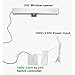 Electric Window Opener Actuator, Stroke 300mm-1000mm, 24V Automatic Chain Window Openers, Motorized Window Opener, for Skylights Roof Vent(300mm)