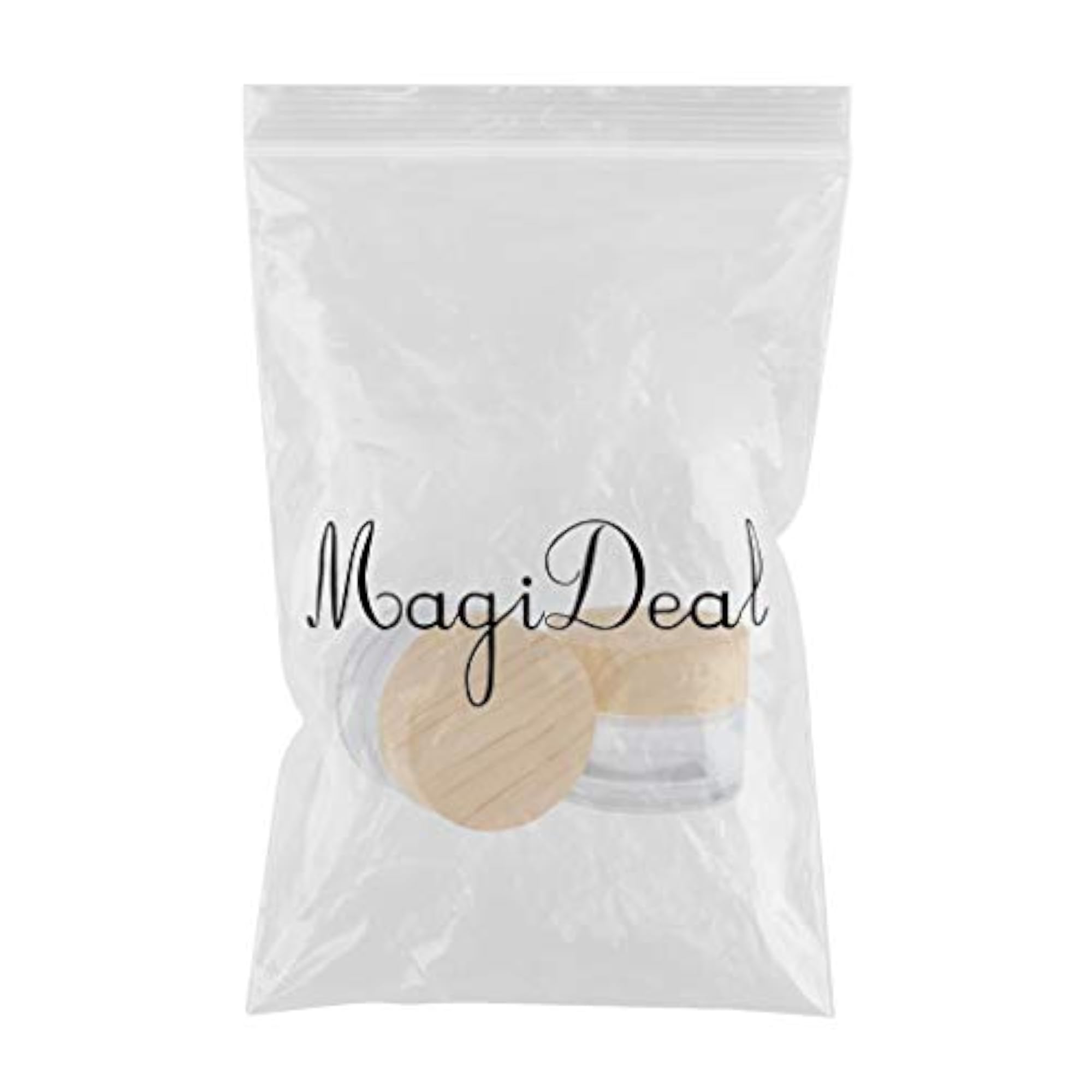 2 Pcs Empty Cosmetic Jars for Lotion Cream, Clear 15g