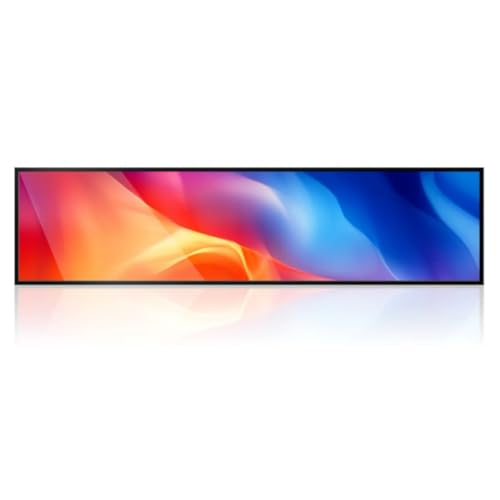 Image of 37.6 Inch (920x258mm Viewable) Ultra-Wide Android LCD Bar Display for Retail Shelves | Cloud, App & USB Content Management