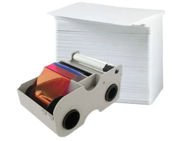 Cinta de color Fargo 45410 YMCKO para impresora C50 miniatura 1