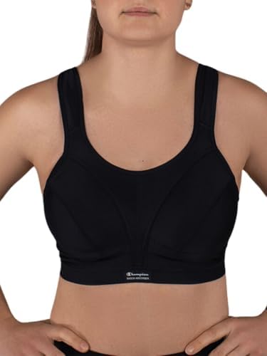 Champion Active D+ Shock Absorber Sports Bra, Maximum Support, Breathable, Quick-Dry, Fully Adjustable, Padded Straps for Superior Comfort, Back Fastening
