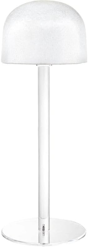 Clear Lucite Wig Stand by Waterdale Collection