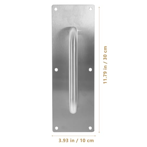 Poignée de porte coulissante en inox 304 argenté haute finition