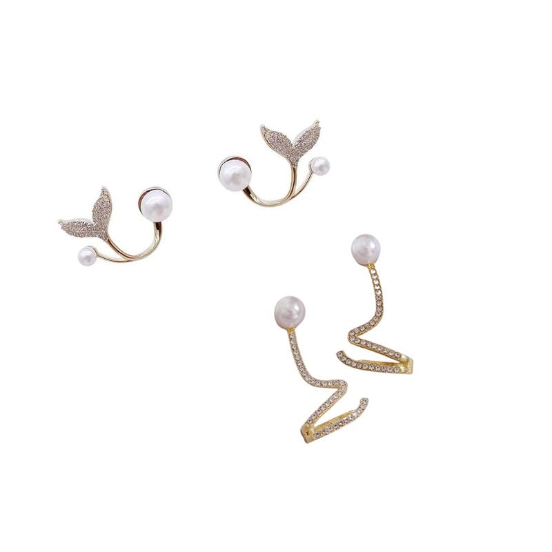 Korean Design Combo of 2 New Korean Style Earrings For Women and Girls (B0D12QX94H) Amazon Price History, Amazon Price Tracker