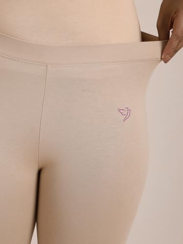 Image of TWIN BIRDS Tailored Cut and Classic Fit Super Stretchable Elastane Fabric Churidar Leggings for Women