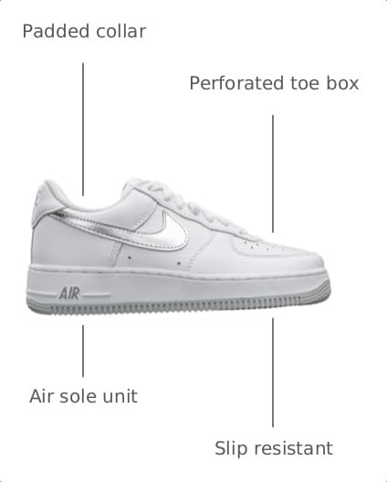 Image of Nike Men's Air Force 1 Low Sneakers