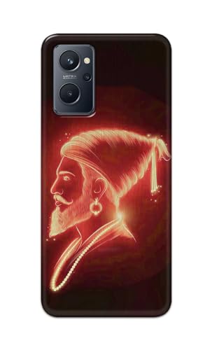 Image of PRINTFIDAA Printed Hard Back Cover Case for Realme 9i 5G Back Cover (Chatrapati Shivaji Maharaj) -112