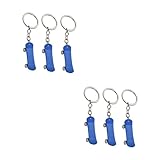 WOFASHPURET 2 Series Llaveros Llavero De Patín Adornos Para Llaves De Exterior Llaveros Decoración Colgante Para Bolso Llavero Decorativo Adornos Para Llaves Llavero Para 3 piezas*2