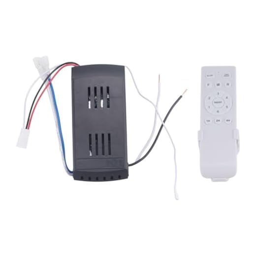 Baverta Kit de Control Remoto Universal para Ventilador de Techo, 40 W, 6 velocidades, función de temporización, Repuesto para Ventiladores de Techo y Luces de CC
